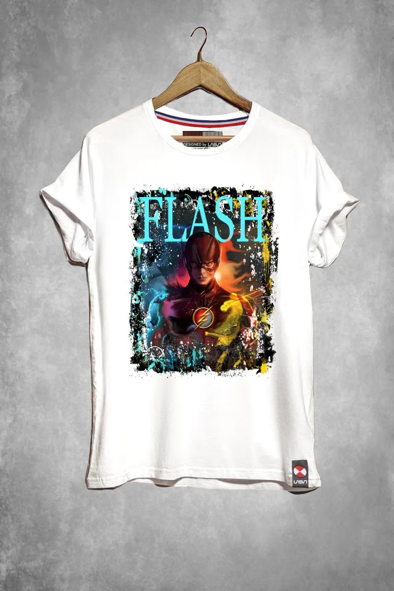 Camiseta de hombre FLASH blanca