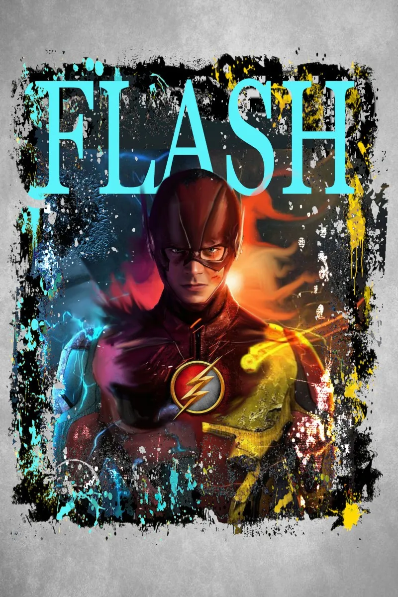 Camiseta de hombre FLASH blanca