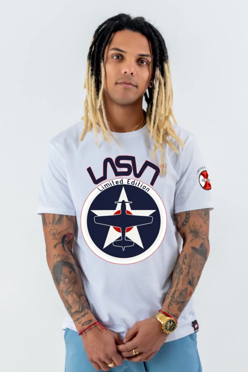 Camiseta de hombre FLY blanco