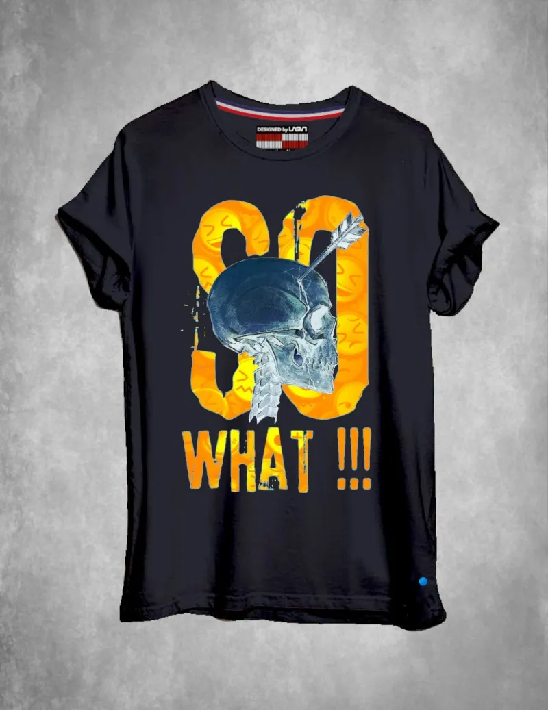 Camiseta de hombre SO negro