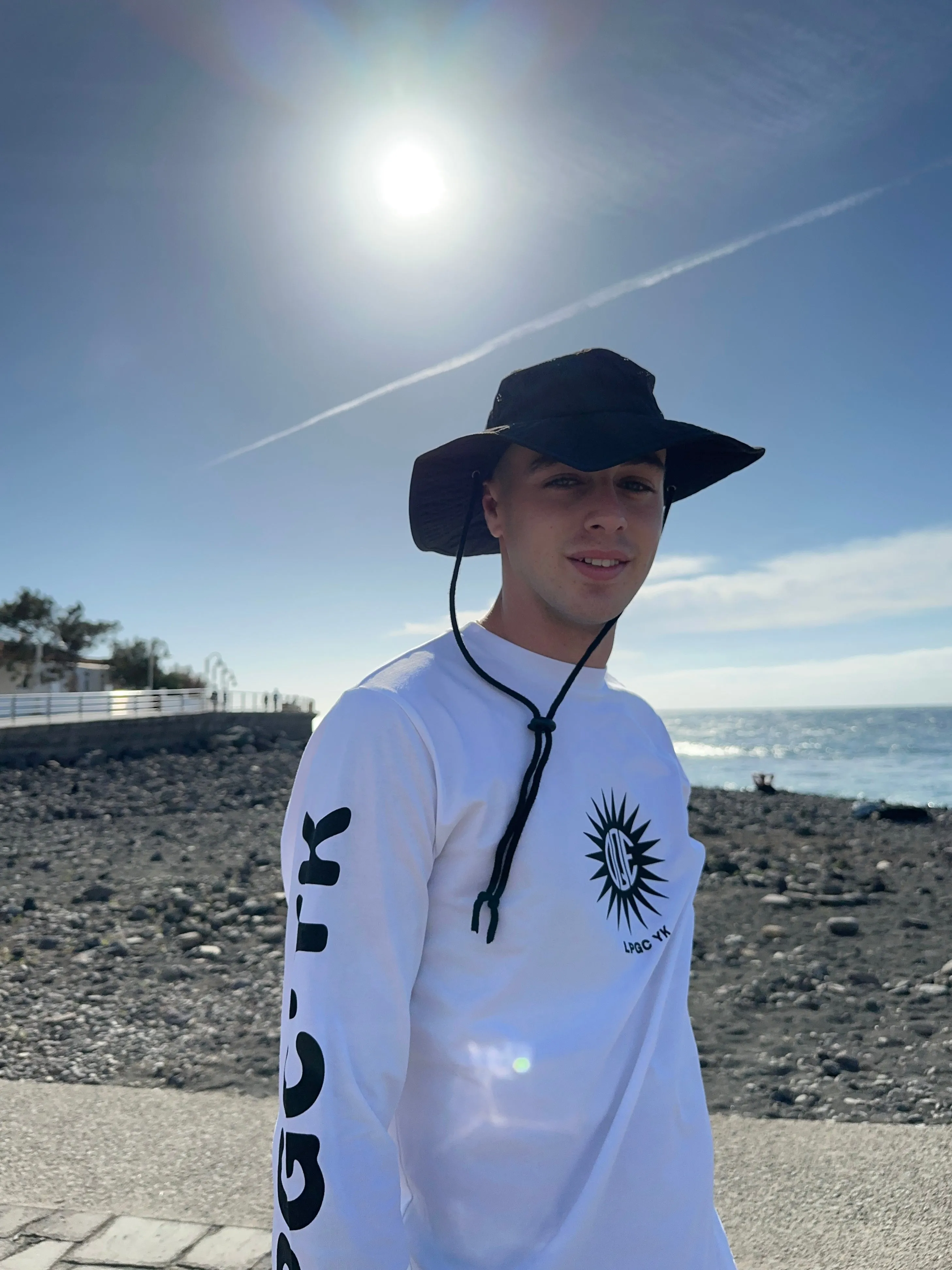 CAMISETA MANGA LARGA SOL DQE BLANCA