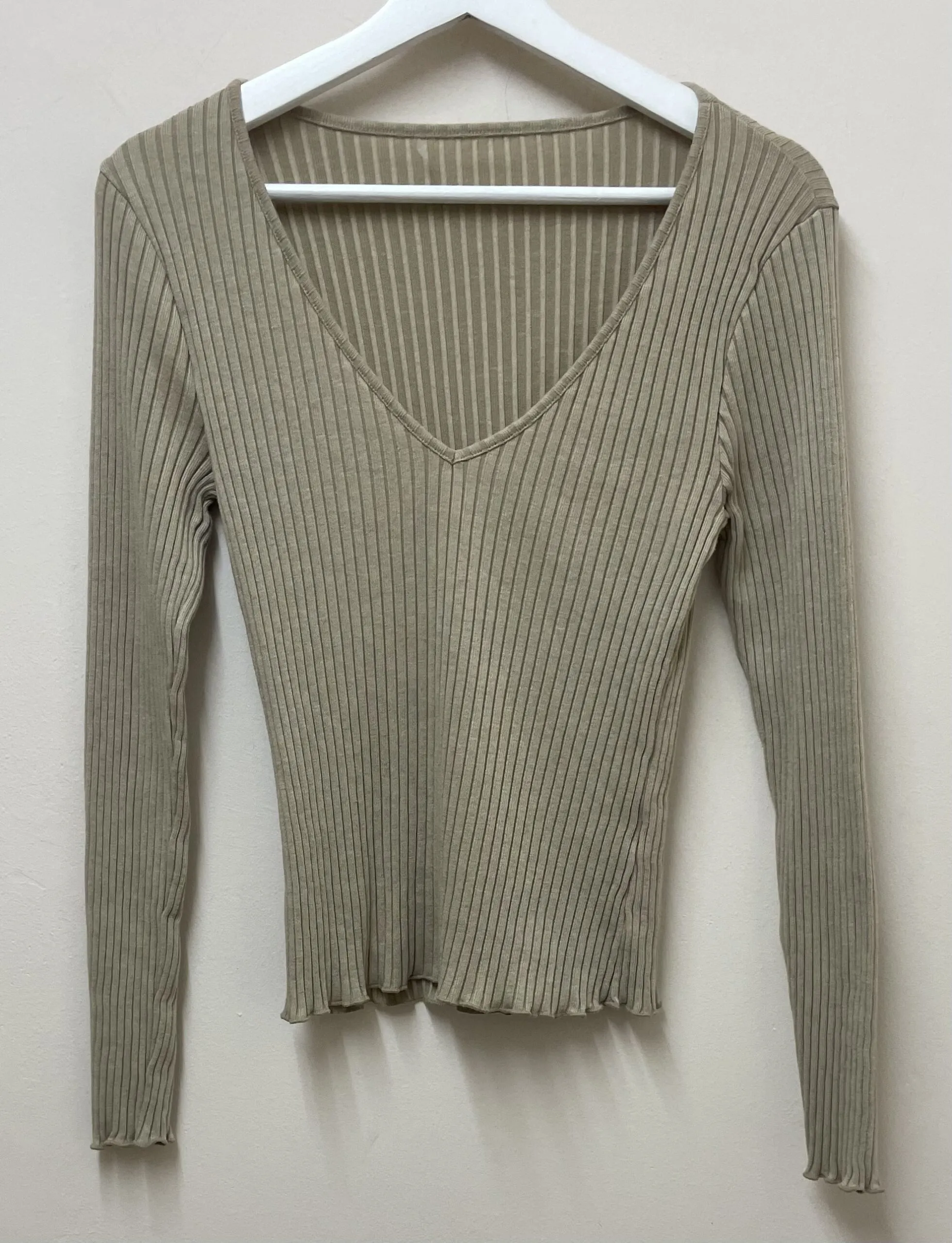 Camiseta Niki Mang. Larga Camel