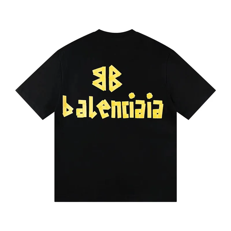 Camisetas para hombres Diseñador París sueltos de gran tamaño cómodos patrones de letras de impresión Ropa de mujer de alta cali