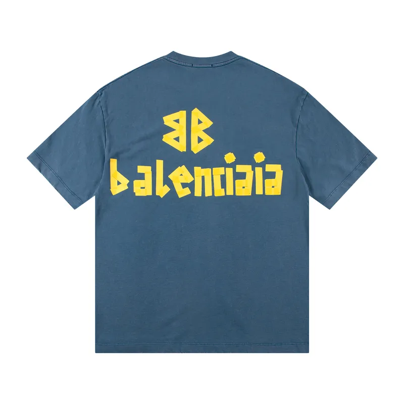 Camisetas para hombres Diseñador París sueltos de gran tamaño cómodos patrones de letras de impresión Ropa de mujer de alta cali