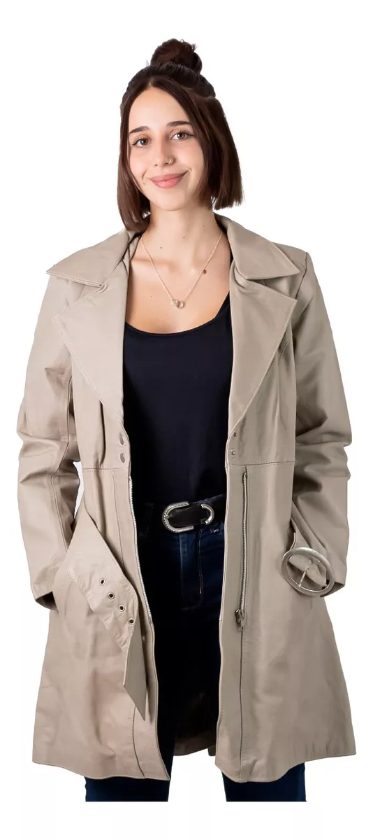 CAMPERA DE CUERO DE MUJER VACUNO    MODELO: BERNARDA 