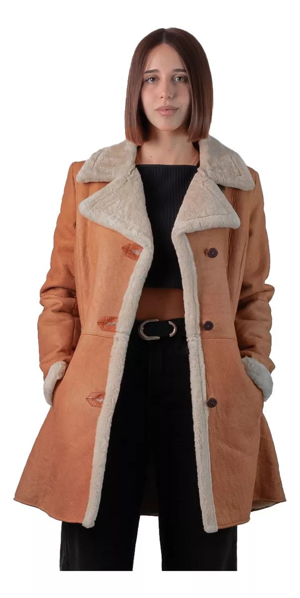CAMPERA DE CUERO DE OVEJA DE MUJER  MODELO: SOL.C