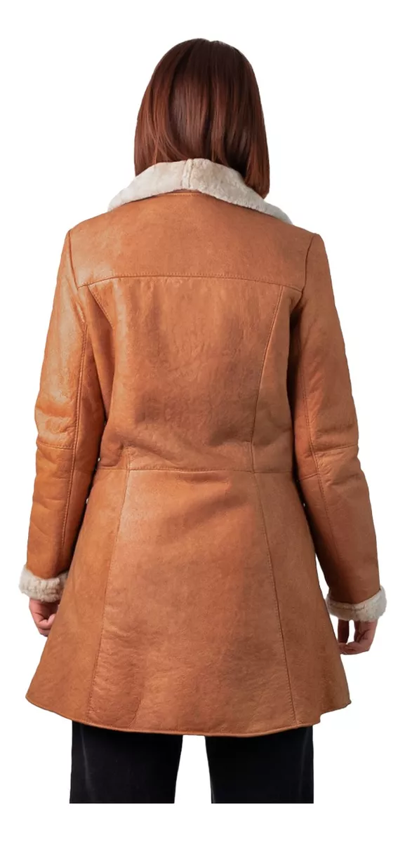 CAMPERA DE CUERO DE OVEJA DE MUJER  MODELO: SOL.C