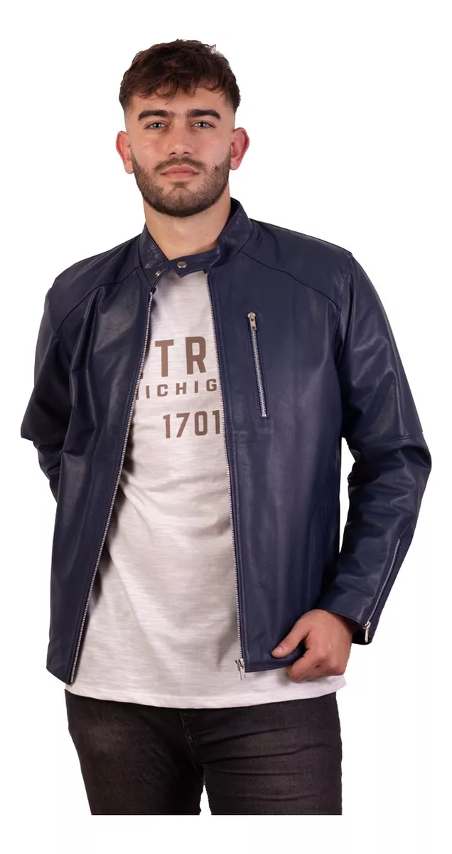 CAMPERA DE CUERO VACUNO 100% LEGITIMO DE HOMBRE  ART: GABRI