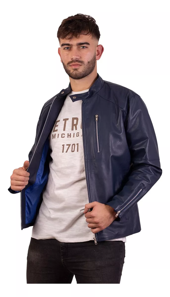 CAMPERA DE CUERO VACUNO 100% LEGITIMO DE HOMBRE  ART: GABRI