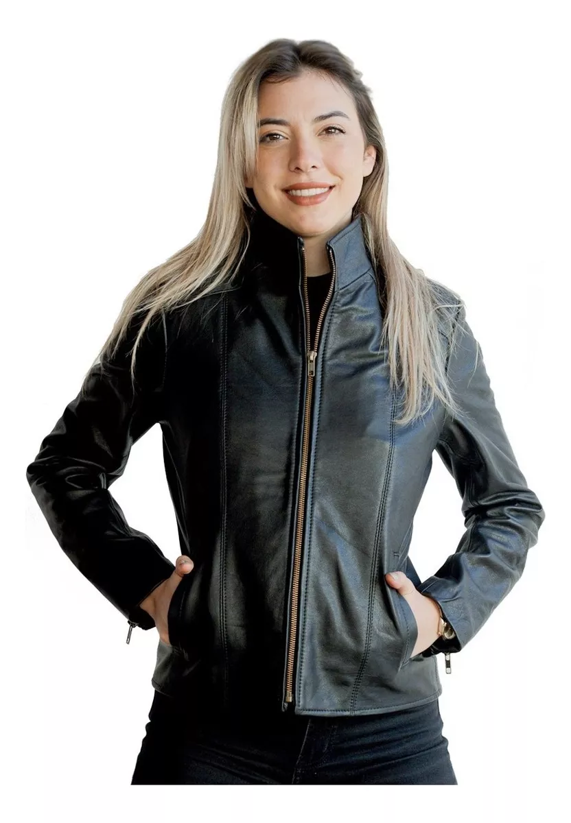 CAMPERA DE CUERO VACUNO 100% LEGITIMO DE MUJER  ART: 128