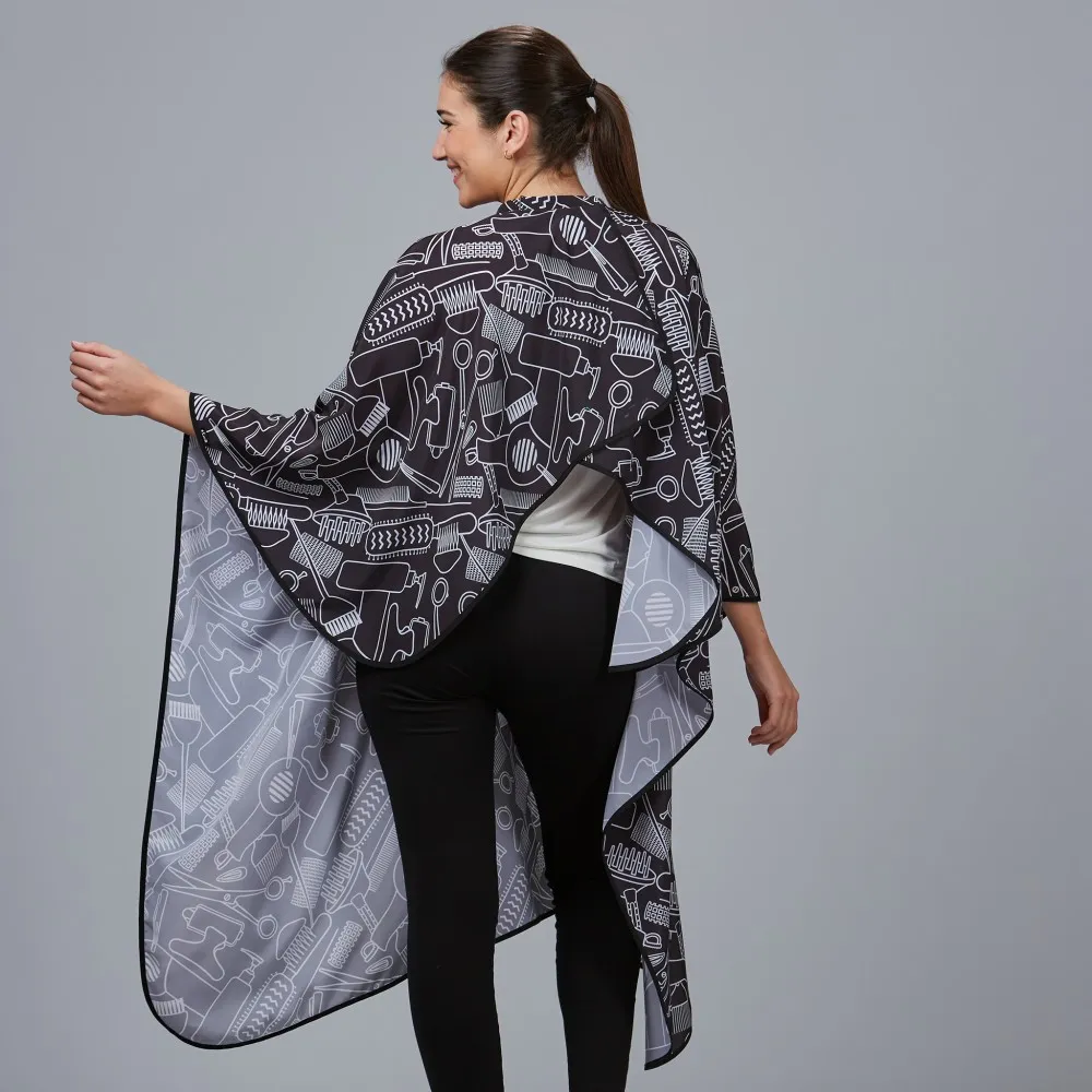 CAPA DE PELUQUERIA ESTAMPADA