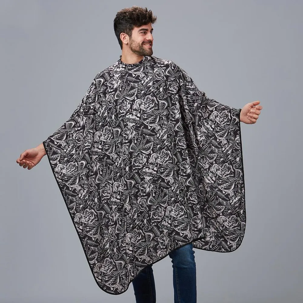 CAPA DE PELUQUERIA ESTAMPADA