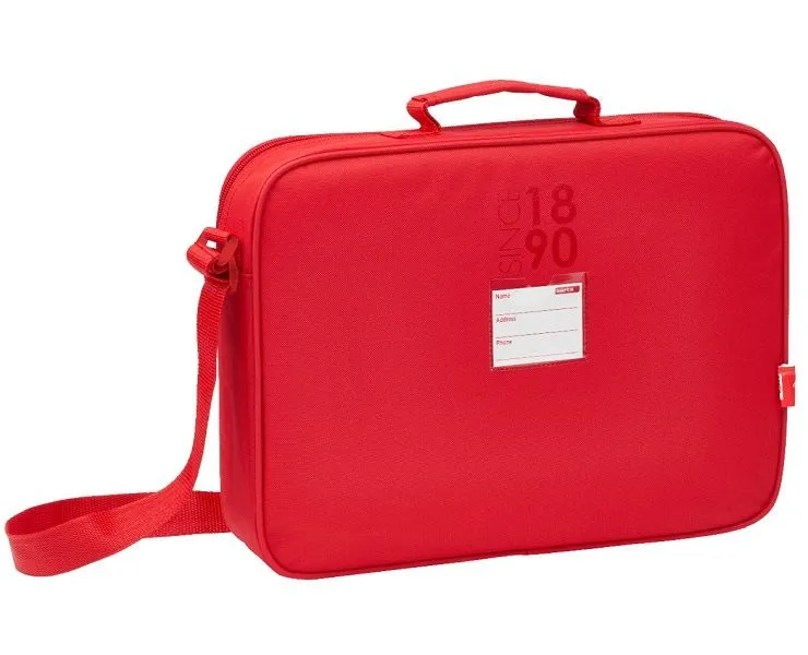 Cartera maletín extraescolar Sevilla FC color rojo