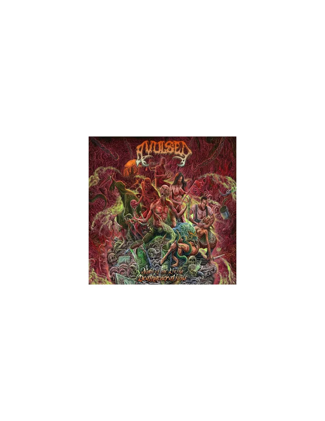 CD Avulsed ‎– Night Of The Living Deathgenerations