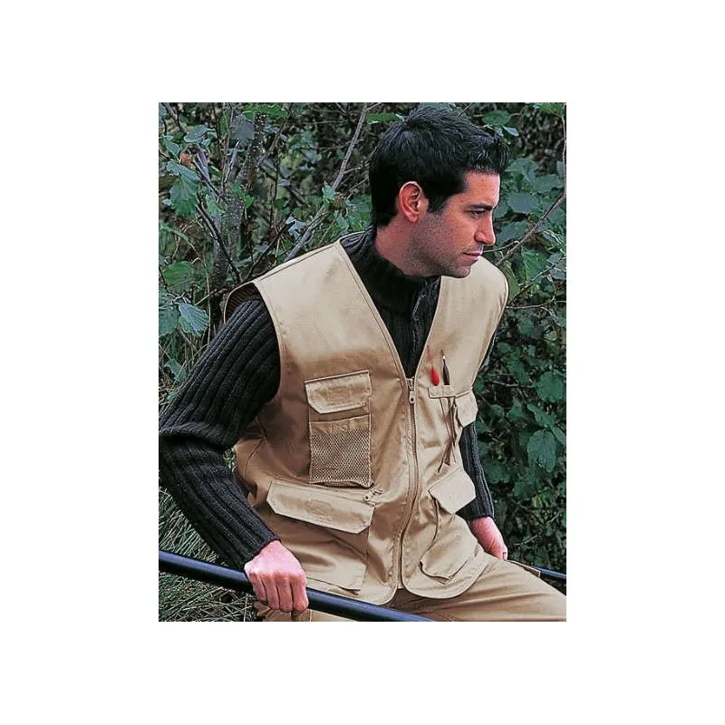 Chaleco Hombre Safari Multibolsillos de Result