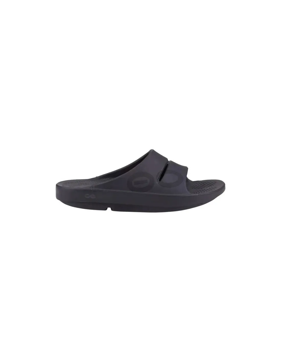 Chanclas de recuperación Oofos Recovery Ooahh Sport Negro/Matte