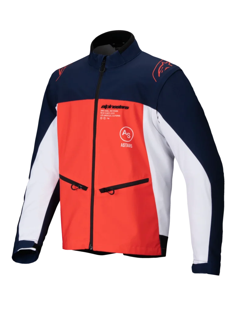 CHAQUETA APINESTARS LITEDURA SOFTSHELL AZUL/NARANJA