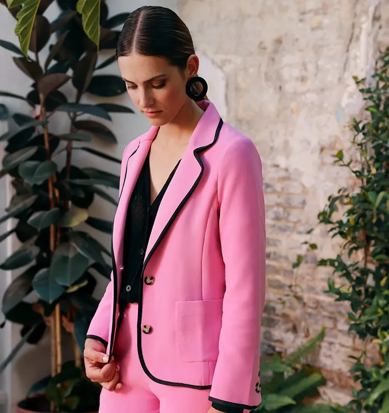 CHAQUETA CADEL ROSA