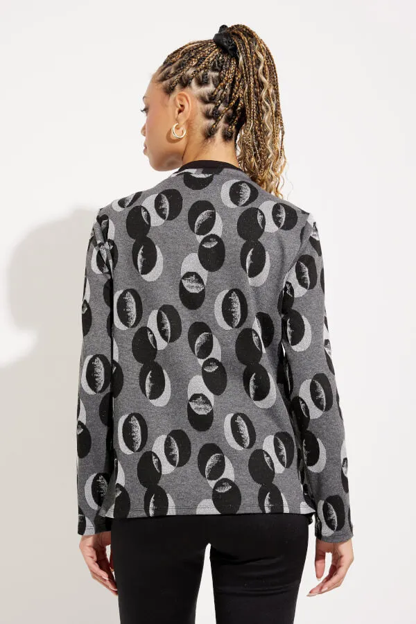 Chaqueta Estampada de Círculos Joseph Ribkoff 233095M