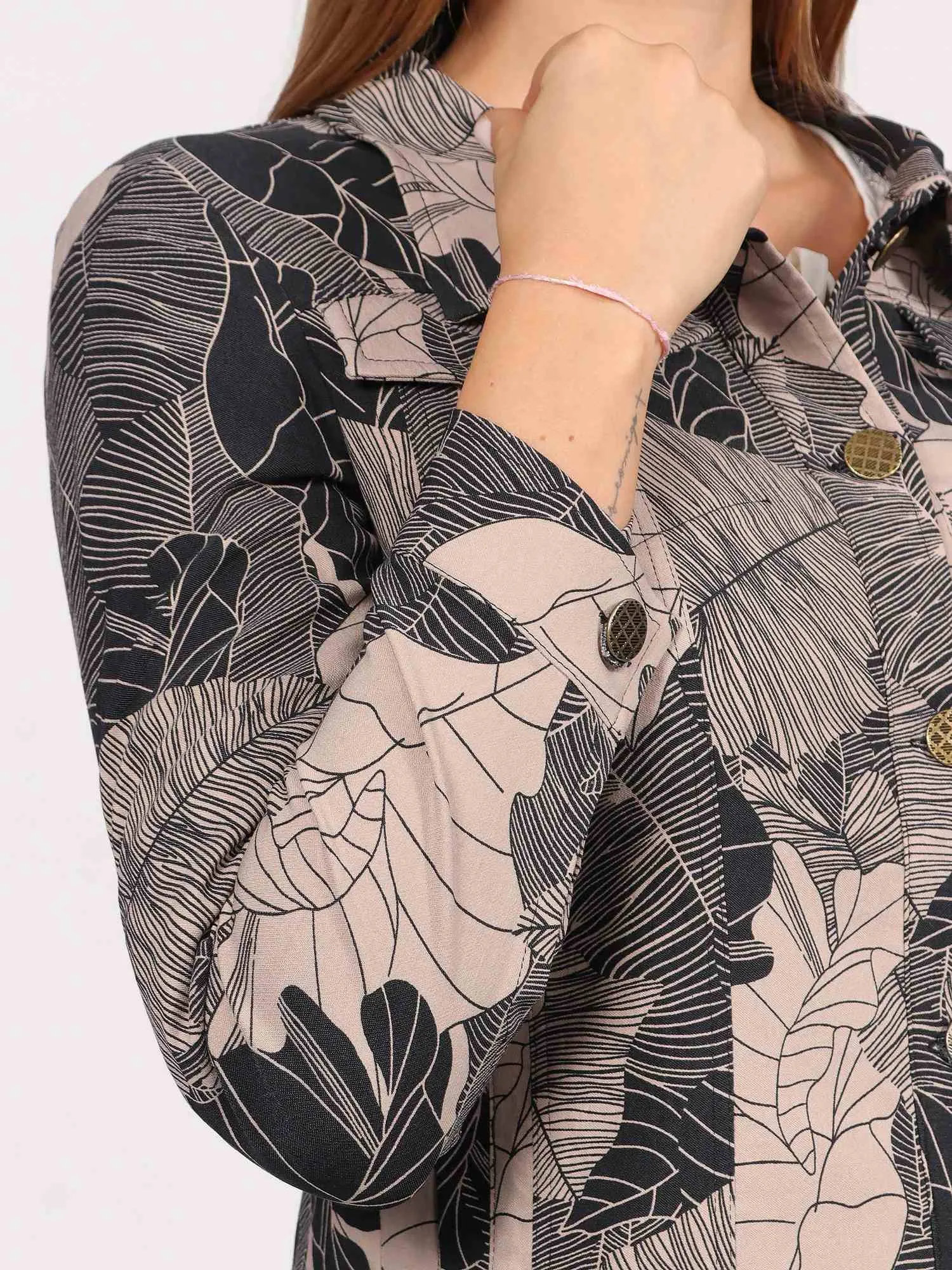 Chaqueta Estampada para Mujer Duplan 11473