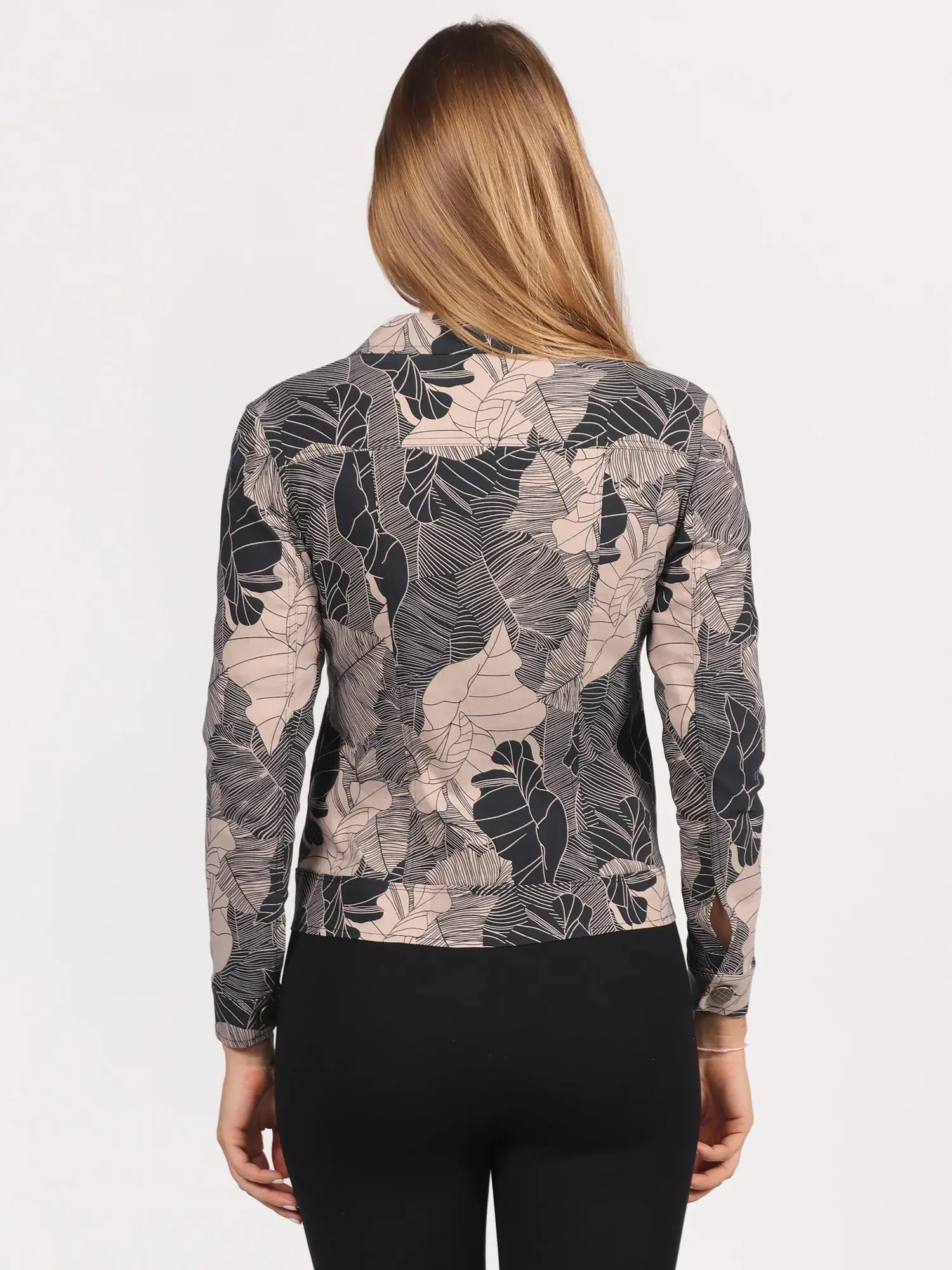 Chaqueta Estampada para Mujer Duplan 11473