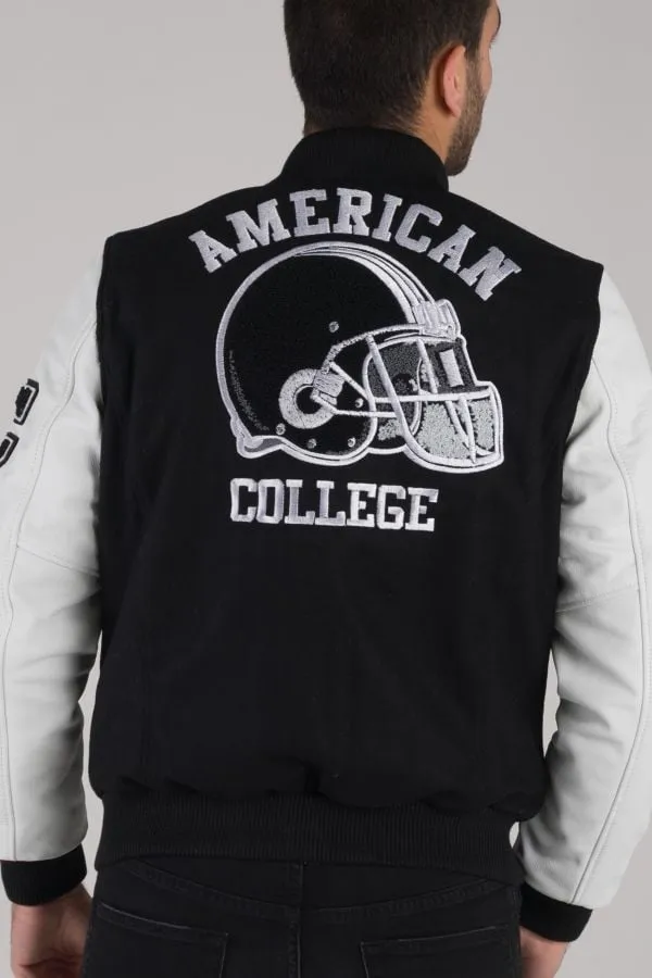 Chaqueta Hombre American College Ref 73 Black/White