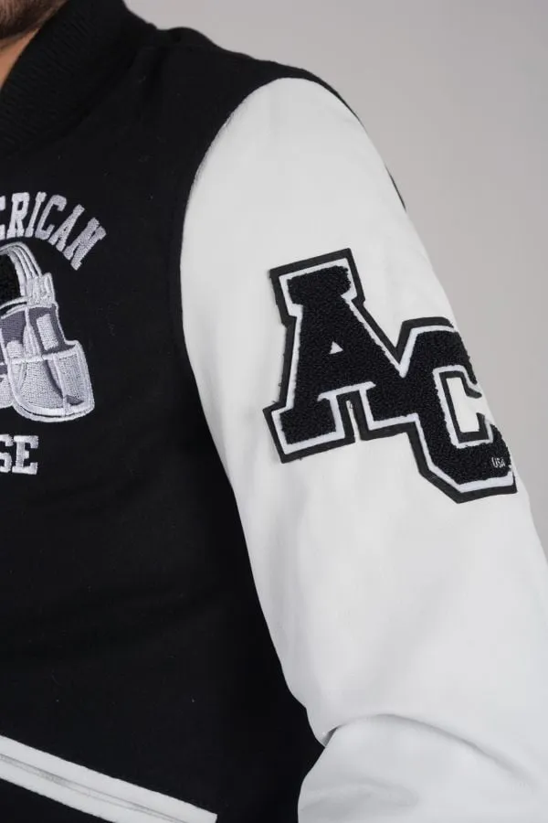 Chaqueta Hombre American College Ref 73 Black/White