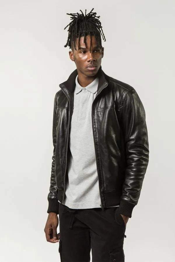 Chaqueta Hombre Serge Pariente Soul Bomber Sh Black