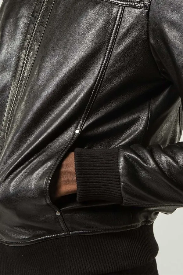 Chaqueta Hombre Serge Pariente Soul Bomber Sh Black