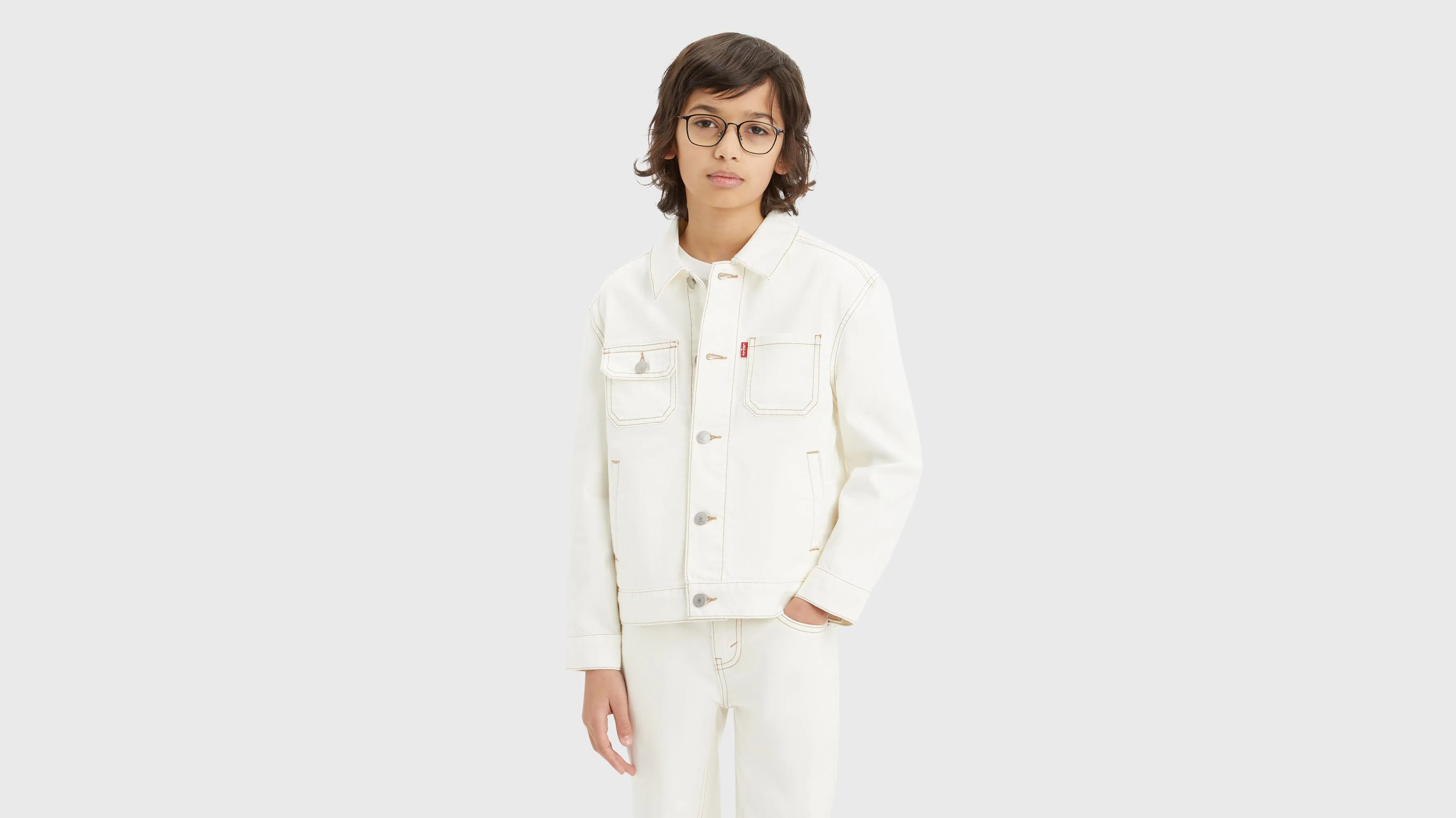 Chaqueta Trucker Para Adolescentes Relaxed Sunrise