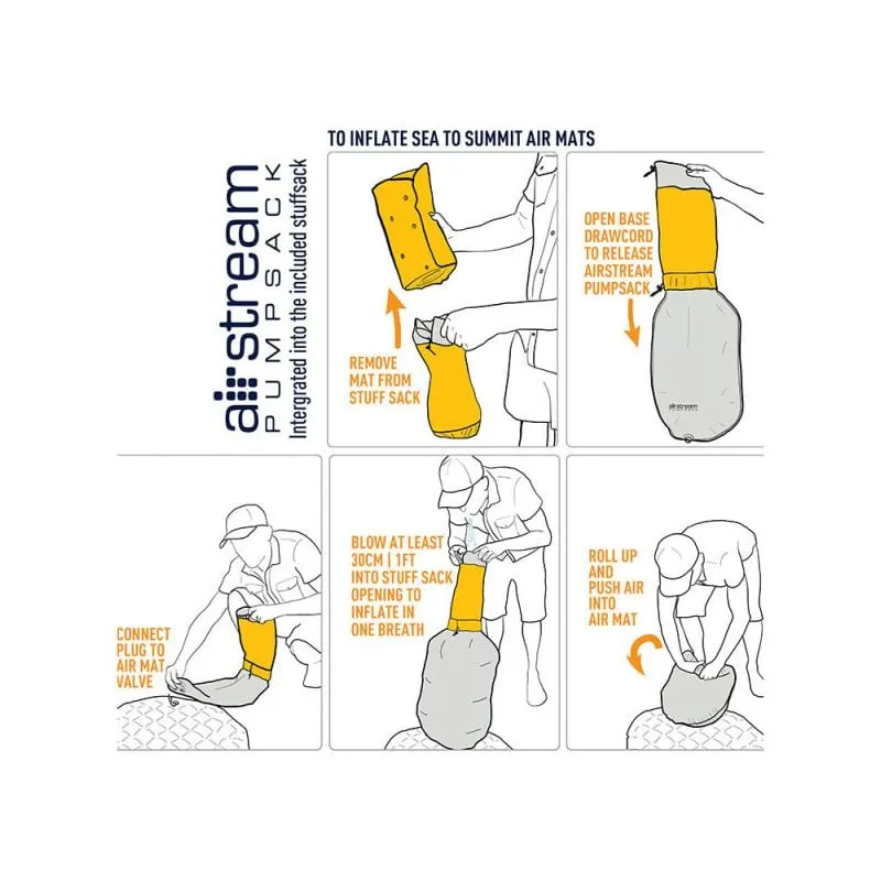 Colchón Sea to Summit Ultralight (Amarillo) (airstream Pumpsack)