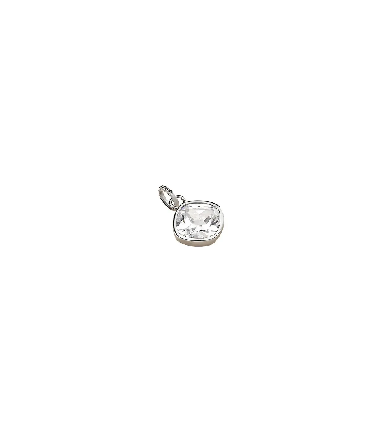 COLGANTE AGATHA AMULETO DE LUZ CRISTAL / PLATEADO  2850035136TU