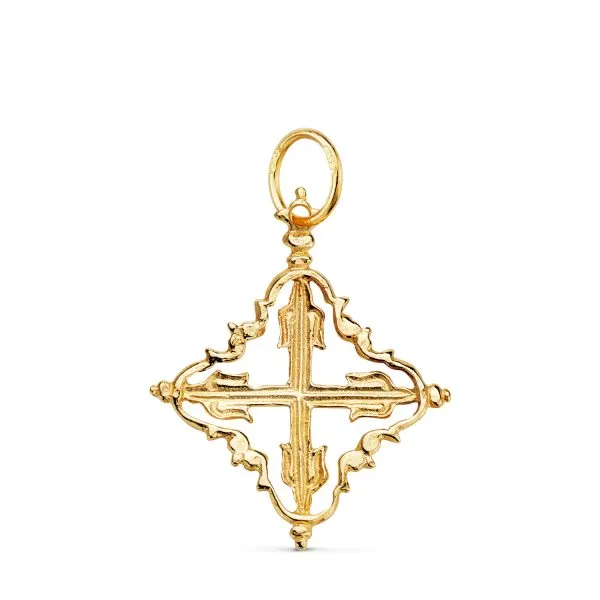 Colgante Oro 18 kt. Cruz Mallorquina
