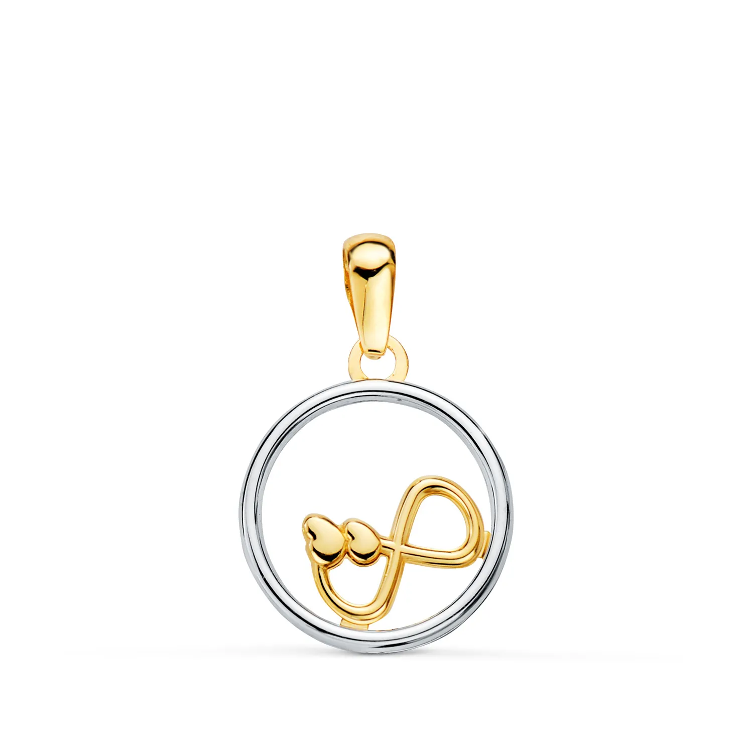 Colgante Oro Bicolor Infinito
