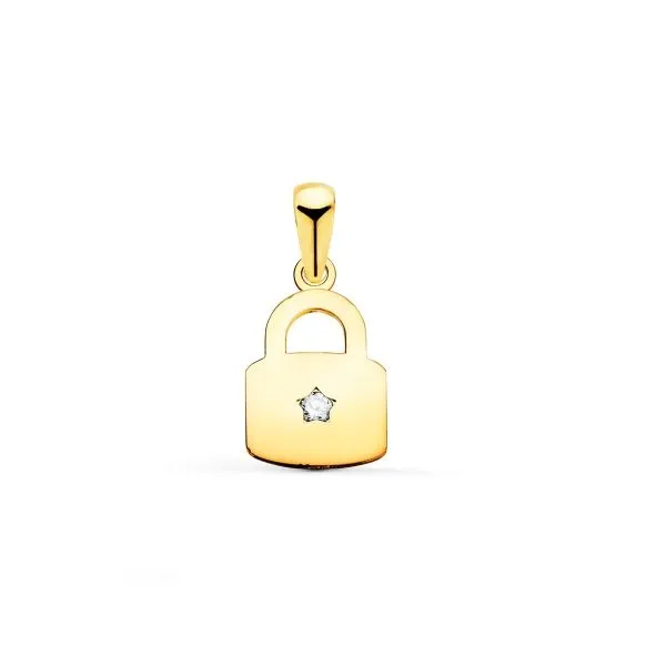 Colgante Oro Candado