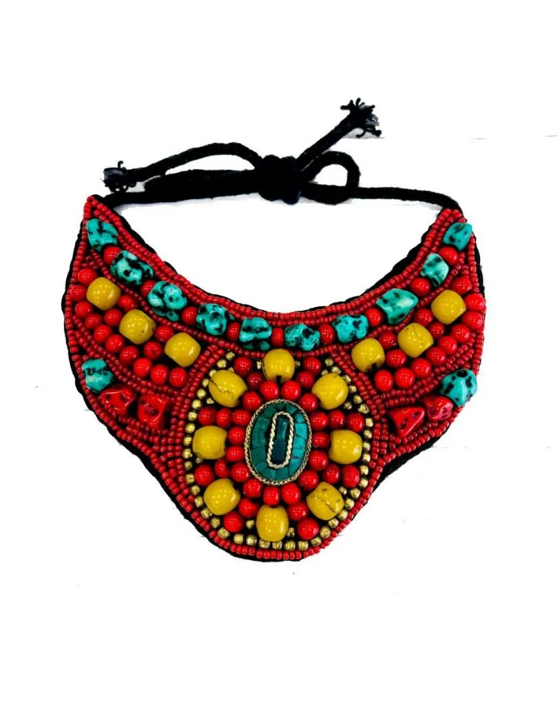 COLLARES CORTOS ETNICOS DE MODA BOHO CHIC