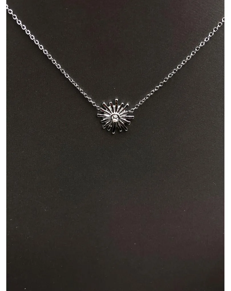 COLLARES PLATEADOS DE MODA CON BONITO COLGANTE MINIMAL