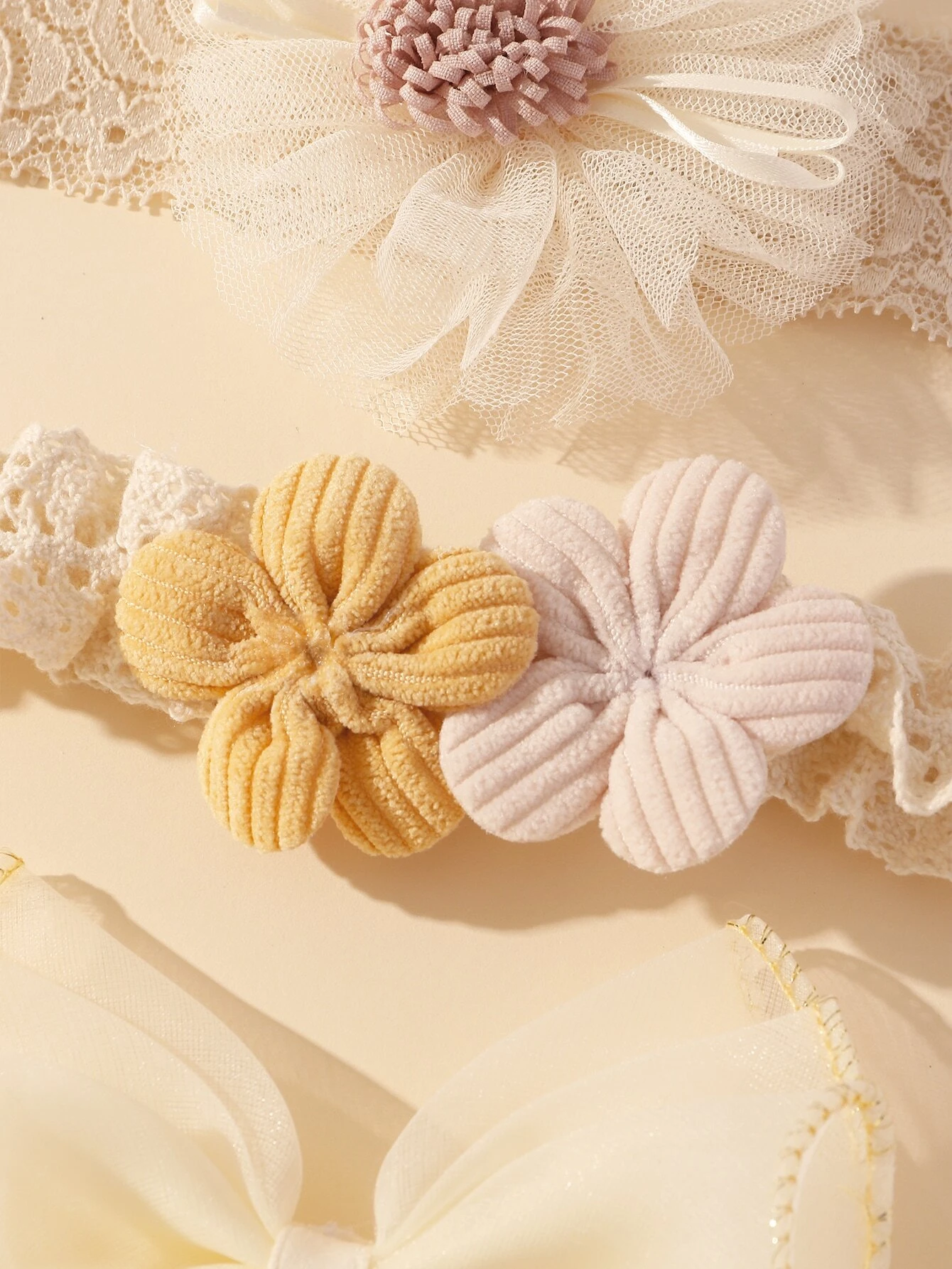 Conjunto Beige Chic Diademas para niñas