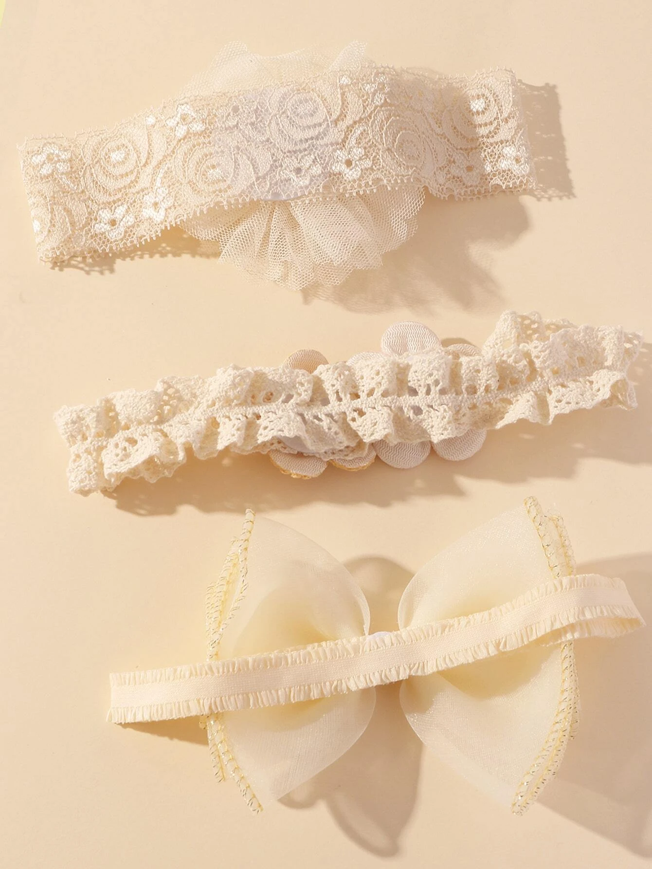 Conjunto Beige Chic Diademas para niñas