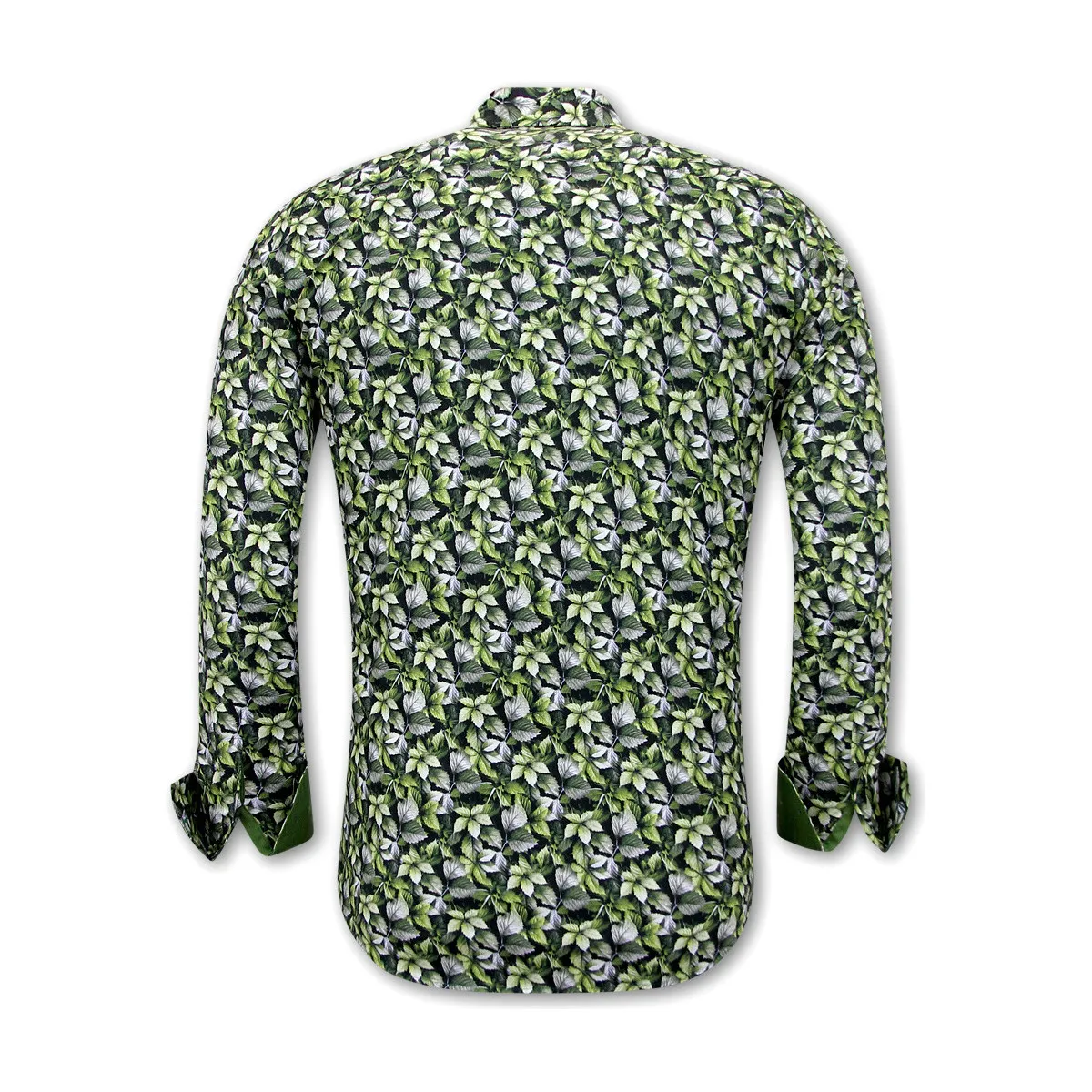 De Hombre Estampado Hojas