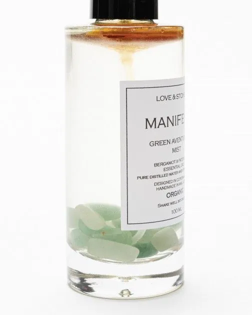 Difusor en spray Love & Stones MANIFEST Infused Mist Transparente