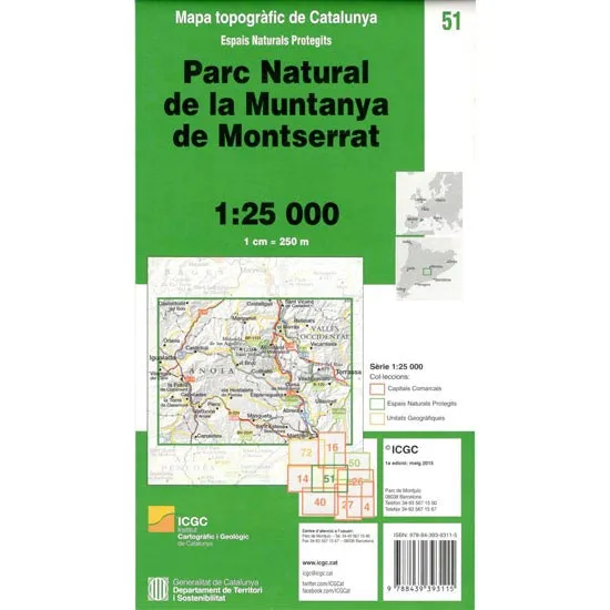 ed. icc (catalunya) Espais naturals de Monserrat