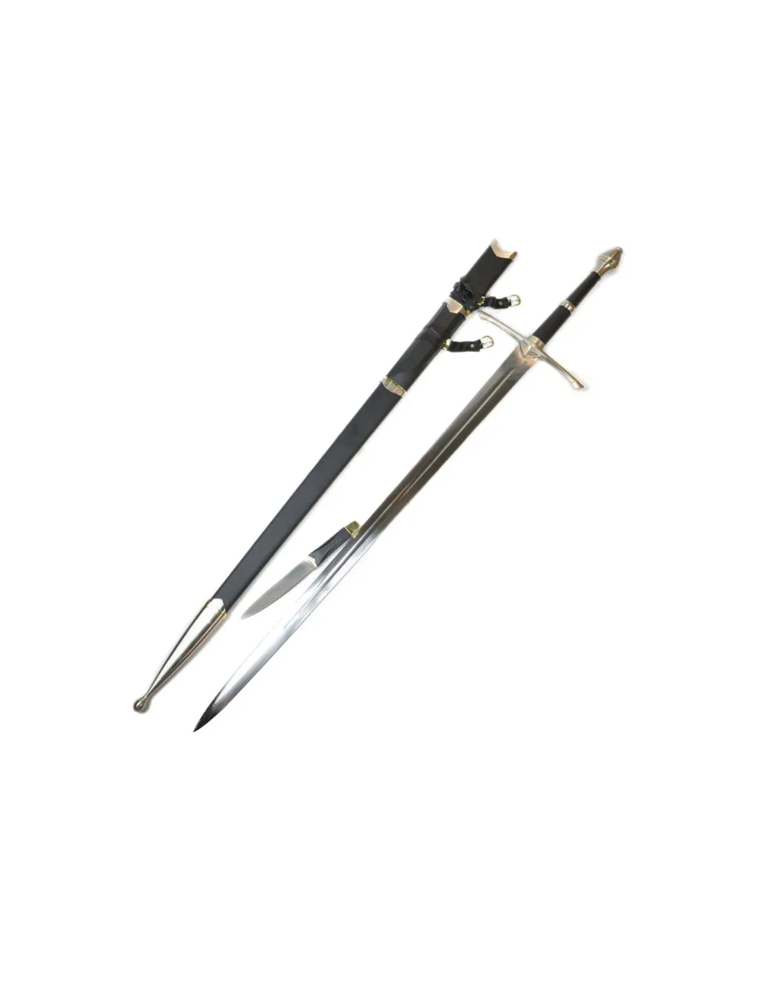 Espada NO oficial forjada a mano y afilada Strider, El Señor de los Anillos