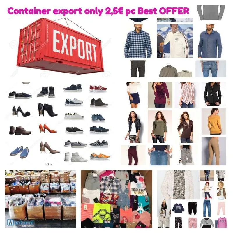 Exportación de Ropa y Calzado por Contenedor a Dubai: Amplia Variedad y Tallas