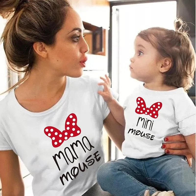 FAMILY MATCHING ROPA DE MAMá Y YO, ATUENDOS DE ALGODóN TOPS