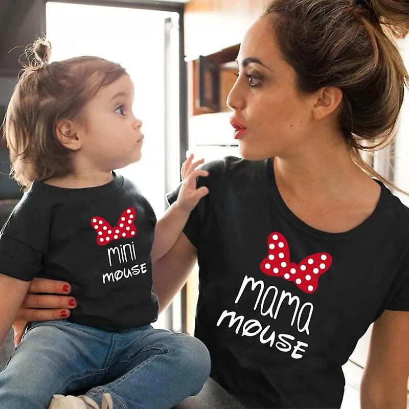FAMILY MATCHING ROPA DE MAMá Y YO, ATUENDOS DE ALGODóN TOPS