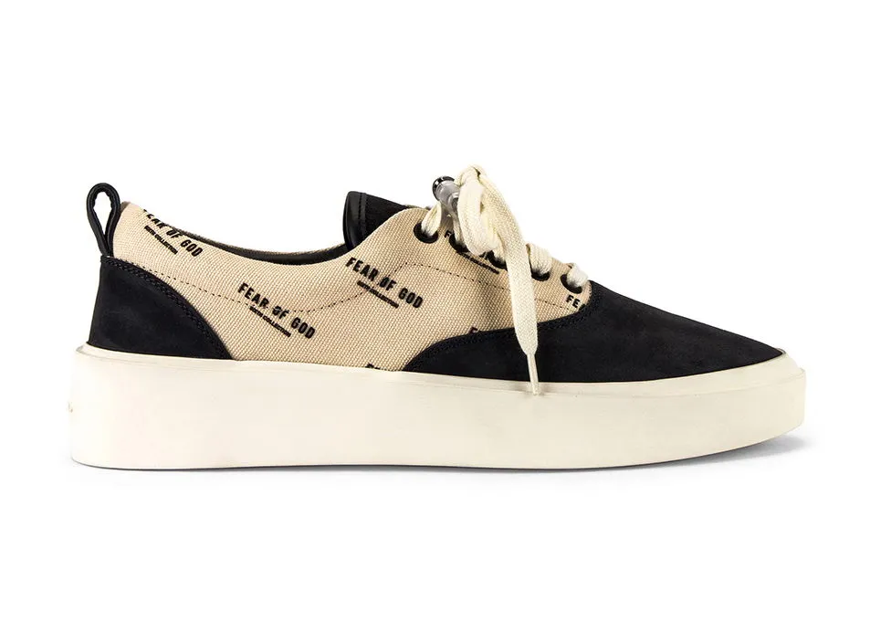 Fear of God 101 Lace Up Logoed Print "Black Cream"