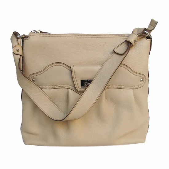 Ferragamo bolso de piel crema