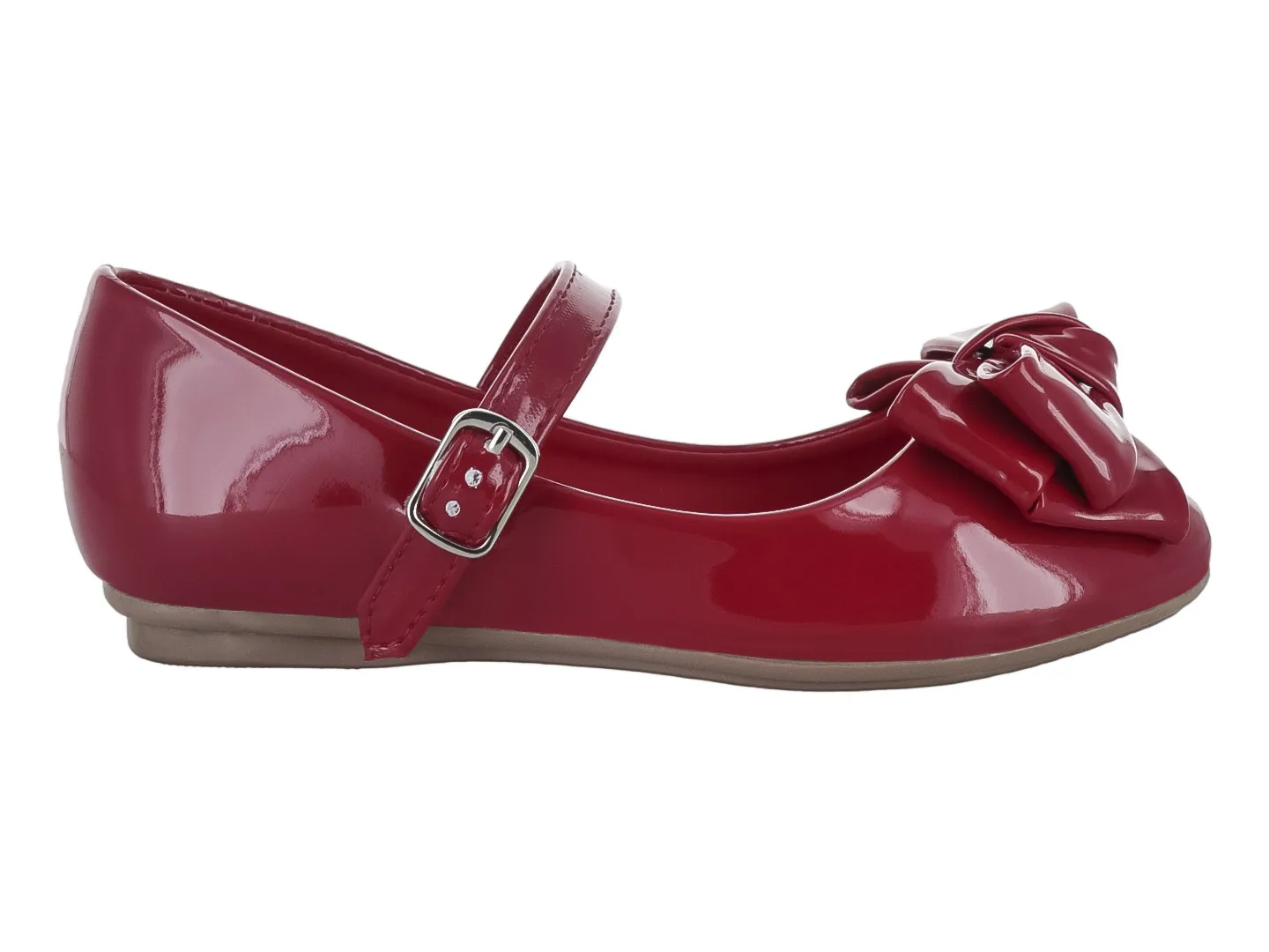 Flats Genesis Veneci Rojo Para Niña