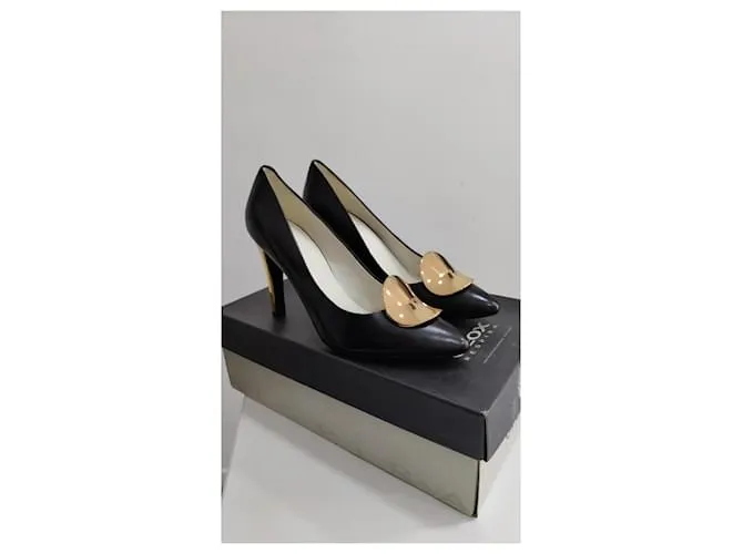 Geox Zapatos de tacón Negro Dorado 